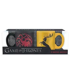 ABYstyle - GAME OF THRONES - Set 2 mini-Tazas - 110 ml - Targaryen y Baratheon