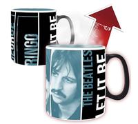 ABYSTYLE GB Eye The Beatles Let it Be - Taza de cerámica para café y té, cambio de calor, 16 onzas líquidas, banda musical, regalo para el hogar y la cocina