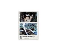 ABYstyle - Imán Attack on Titan Levi Ackerman - Producto oficial - Formato estándar - Diseño coleccionable - Se fija en nevera o superficie metálica