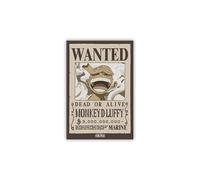 ABYstyle - Imán estándar de una Pieza Wanted Luffy