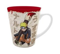 ABYSTYLE NARUTO SHIPPUDEN Naruto Pincel Ninja - Producto Oficial - 250 ml - Cerámica de alta calidad - Diseño Artístico Japonés