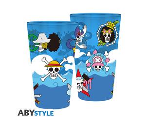 Abystyle one pice - vaso xxl (400 ml), diseño de calaveras