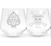 ABYSTYLE - One Piece - Juego de 2 vasos - Luffy & Ace