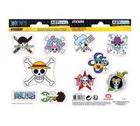 ABYstyle Pegatinas One Piece Skulls Tripage Luffy 16 x 11 cm, 2 tablones X5