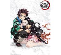 ABYSTYLE - Póster de Demon SLAYER Tanjiro & Nezuko Nieve (52 x 38)