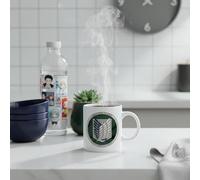 ABYSTYLE - Taza L'ATAQUE DE LOS TITANS Batallón de Exploración - Producto oficial - 320 ml - Impresión de alta calidad - Compatible con microondas y lavavajillas