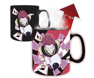 ABYSTYLE - Taza térmica HUNTER X HUNTER Gon & Hisoka - Producto oficial - 460 ml - Cambio al contacto del calor - Cerámica de alta calidad