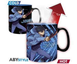 Abystyle - taza termo-reactiva jinwoo & igris - producto oficial - taz