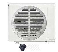 AC Air Deflector- No Drilling Anti Direct Blowing Louvers, Steel Outdoor | Outdoor AC Heat Pump Defender Grille- Steel Louvers Guard, Anti Direct Blowing Deflector; Patio Garden Backyard Balcony