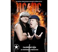 AC/DC - Calendario de pared 2026, A3, homenaje no oficial