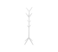 AC Design Furniture 64399 1 Perchero, Madera, Blanco, 42 x 42 x 178 cm