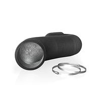 AC Infinity 300mm Conducto de Aluminio Flexible de 30cm con protección resistente de cuatro capas y 2m de longitud para calefacción refrigeración salidas de ventilación y gases de escape