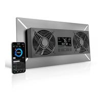 AC Infinity AIRTITAN T8-N, Ventilador para Sótano y Espacio de Rastreo, Compatible con Aplicación WiFi, Controlador de Temperatura y Humedad, Clasificación IP-55, Entrada