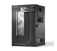AC Infinity CLOUDLAB 866, 150x150x200cm Advance Tienda de campaña de cultivo más gruesa de 2,5cm con lienzo de mylar de diamante 2000D de mayor densidad soporte de controlador para cultivo hidropónico