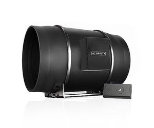 AC Infinity CLOUDLINE PRO S10, 250mm silencioso ventilador de conducto en línea de con controlador de velocidad, ventilador de escape de ventilación para calefacción, tiendas de campaña, hidroponía