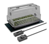 AC Infinity Domo de Humedad, Kit de germinación con cúpula Transparente Grande de Acabado Brillante, Bandeja de Goteo Resistente y Bandeja de plántulas de 6x12 Celdas, para Inicio de Semillas