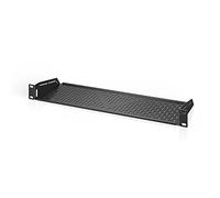 AC Infinity Estante, 15cm Universal con ventilación en voladizo 1U, de Profundidad, para estantes de Equipo de Acero Laminado en frío de 2,4 mm, Capacidad de 40 Libras