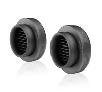 AC Infinity Ventilación de conducto de tienda de cultivo, paquete de 2 - Ventilación de aire giratoria que bloquea la luz con adaptador integrado, filtro de insectos y polvo, alto flujo de aire, se
