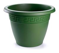 AC - Maceta Terracota - Plástico Resistente - Ideal para el Hogar, Plantas, Jardín, Decoración. - Cuidado de Plantas - Forma Redonda - Ø 40 cm - Color Verde