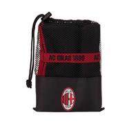 AC Milan Toalla de microfibra multiusos para playa, viajes y deportes, producto oficial