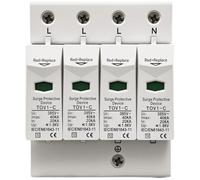 AC SPD 3P + N 20-40kA 275/385/420VAC, dispositivo de protección contra sobretensiones para el hogar, rayos de baja tensión