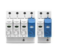 AC SPD carril DIN 1P + NPE 3P + NPE 50KA T1 T2 385V 255V Protector contra sobretensiones doméstico dispositivo descargador de bajo voltaje(3P NPE,385V)