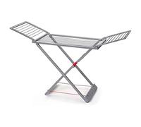 AC - Tendedero Plegable - Fabricado en Resina - Soporte para Tender Ropa - Interior y Exterior - 180 x 108 x 55 cm - Color Gris