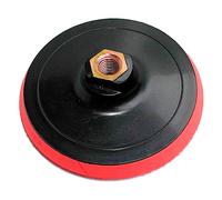 ACAN Tradineur - Disco de lijado, plato compatible con lijadoras, pulidoras, amoladoras angulares, incluye enganche de rosca, 8500 RPM, pulir, lijar, Ø 150 mm