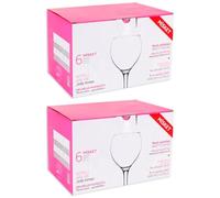 Acan Tradineur - Pack de 12 Copas - Modelo Misket - Capacidad: 260 ml - Ideal para Vino - Aptas para lavavajillas - Tamaño Aprox: Ø 6,7 x 16,5 cm