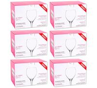 Acan Tradineur - Pack de 36 Copas - Modelo Misket - Capacidad: 365 ml - Ideal para Vino - Aptas para lavavajillas - Tamaño Aprox: Ø 7,5 x 18 cm
