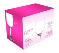 Acan Tradineur - Pack de 6 Copas - Modelo Nevakar - Capacidad: 240 ml - Ideal para Vino - Aptas para lavavajillas - Tamaño Aprox: Ø 6,9 x 16,7 cm