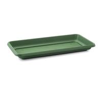 Acan Tradineur - Plato Jardinera de 100 cm - Macetero, Maceta para Plantas y Flores Rectangular - Fabricado en Plástico - 7 x 96,5 x 41,5 cm - Color Verde