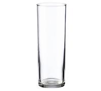Acan Tradineur - Set de 24 vasos de tubo de cristal, base gruesa, aptos para lavavajillas, agua, bebidas, refrescos, 16,3 x 5,8 cm, 31 cl