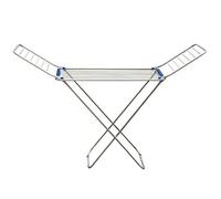 Acan Tradineur - Tendedero Plegable de Aluminio con 20 Metros Espacio de tendido, Soporte para Tender Ropa, Patas Antideslizantes (Plateado, 185 x 55 x 120 cm)