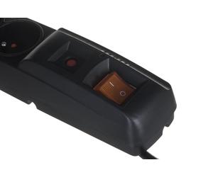 Acar f5 base múltiple 1,5 m 5 salidas ac interior negro
