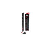 Regleta de enchufes ACAR R8 Power 10M 8X 230V DE negra 16A W2453