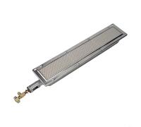 Accarugty Quemador de cerámica infrarrojo, para parrilla de gas de barbacoa, pieza de repuesto de calentador lateral de 41 cm x 8 cm, calefacción uniforme de alta eficiencia, para cocinar al aire
