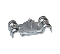 Accesorio clavadora a gas grapa doble c/clip plástico Ø 10 mm acero cincado