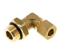 Accesorio de compresión de latón de 10 mm y G1/2'' con rosca macho 95 bar NBR ajustable DIN EN 1254-2