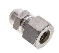 Accesorio de compresión recto de acero inoxidable de 15L y 19mm con extremo para soldar 315 bar ISO 8434-1