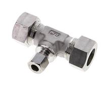 Accesorio de corte en T de acero inoxidable 10L y 22L 160 bar ISO 8434-1