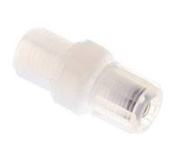 Accesorio de corte recto PFA de 6x4 mm y G1/4'' con roscas macho 10 bar