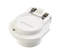 Accesorio de seguridad de bloqueo de vacío para pared de piscina compatible con Hayward W400BWHP para pentair GW9530 conector de succión blanco