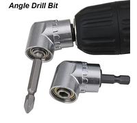 Accesorio de taladro de ángulo recto de 105 grados, soporte adaptador de mandril, extensión de destornillador de enchufe magnético hexagonal 1/4 para herramienta eléctrica Angle Drill Bit