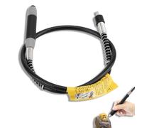 Accesorio flexible para herramienta de amoladora rotativa de taladro eléctrico, portabrocas de 6 mm, accesorios de eje flexible para amoladora eléctrica grande