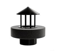 Accesorio humidificador atomizador artificial de rocalla para características del agua, fabricante de niebla flotante profunda, decoración A 10 x 10 x 13,3 cm (negro A)
