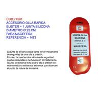 Accesorio olla rapida bl 1 junta silicona ø 22 cm magefesa 1472