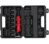 Accesorio para remachadora, compatible con taladros, duradero y ligero, color rojo