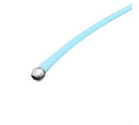 Accesorio pulverizador de espuma para lavadora a presión con piezas de acero inoxidable SUS 304 y tubo de silicona flexible con diseño de pipeta de bola de gravedad (azul claro)