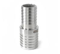 Accesorio reductor en forma de pagoda acero inoxidable 304, adaptador PVC doble extremo, conector grifo agua enchufe(Ф20-Ф12 (L 55mm))